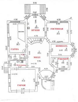 Дом 457м&sup2;, 2-этажный, участок 36 сот.  