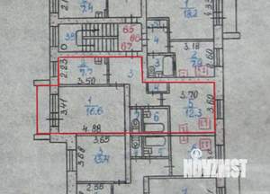 2-к квартира, вторичка, 51м2, 2/5 этаж