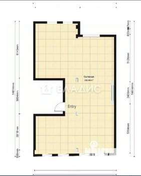 Студия квартира, вторичка, 94м2, 2/3 этаж