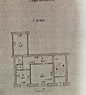 2-к квартира, вторичка, 54м2, 1/5 этаж
